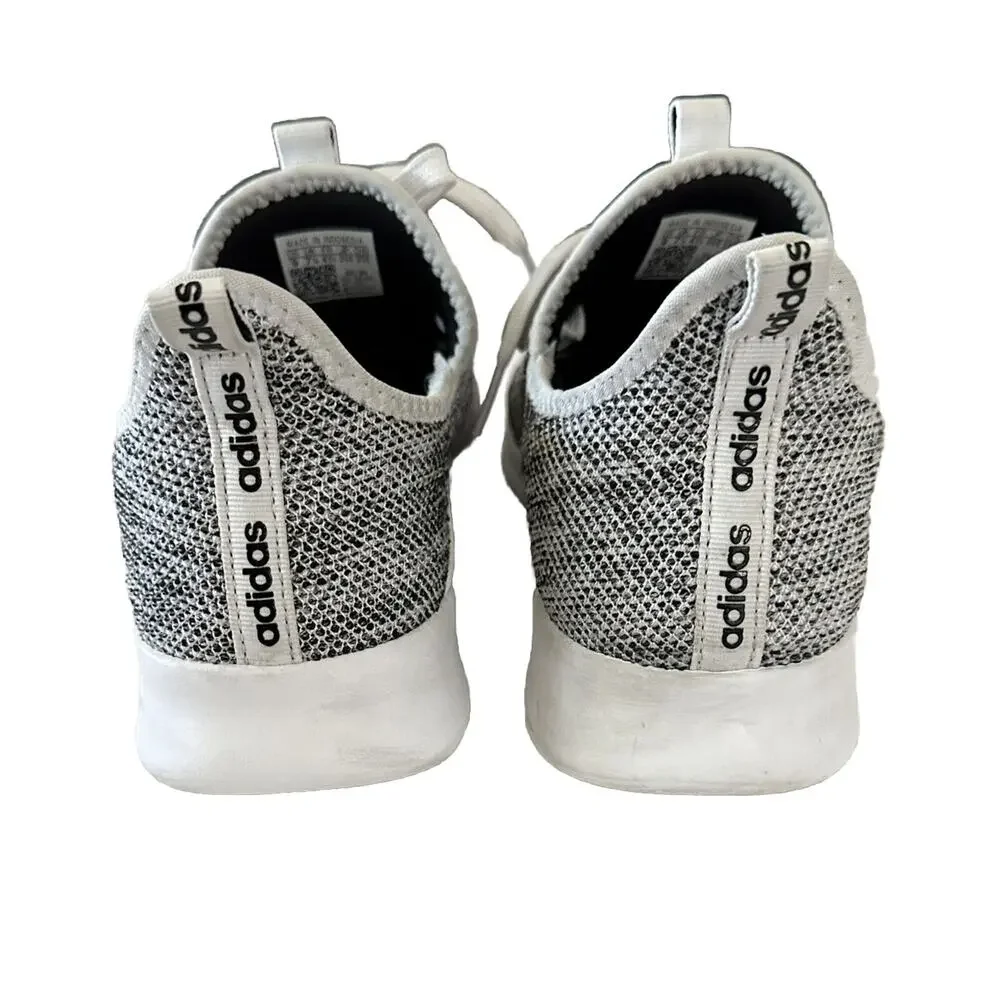 adidas Cloudfoam Pure Cloud White Grey  sneakers‎ athletic shoes size 9 DB0695